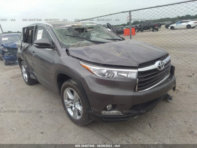 TOYOTA HIGHLANDER 2016 5tdykrfh1gs174889