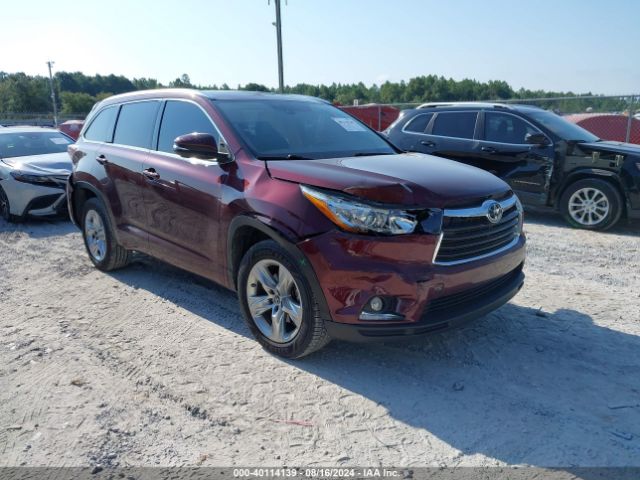 TOYOTA HIGHLANDER 2016 5tdykrfh1gs183544