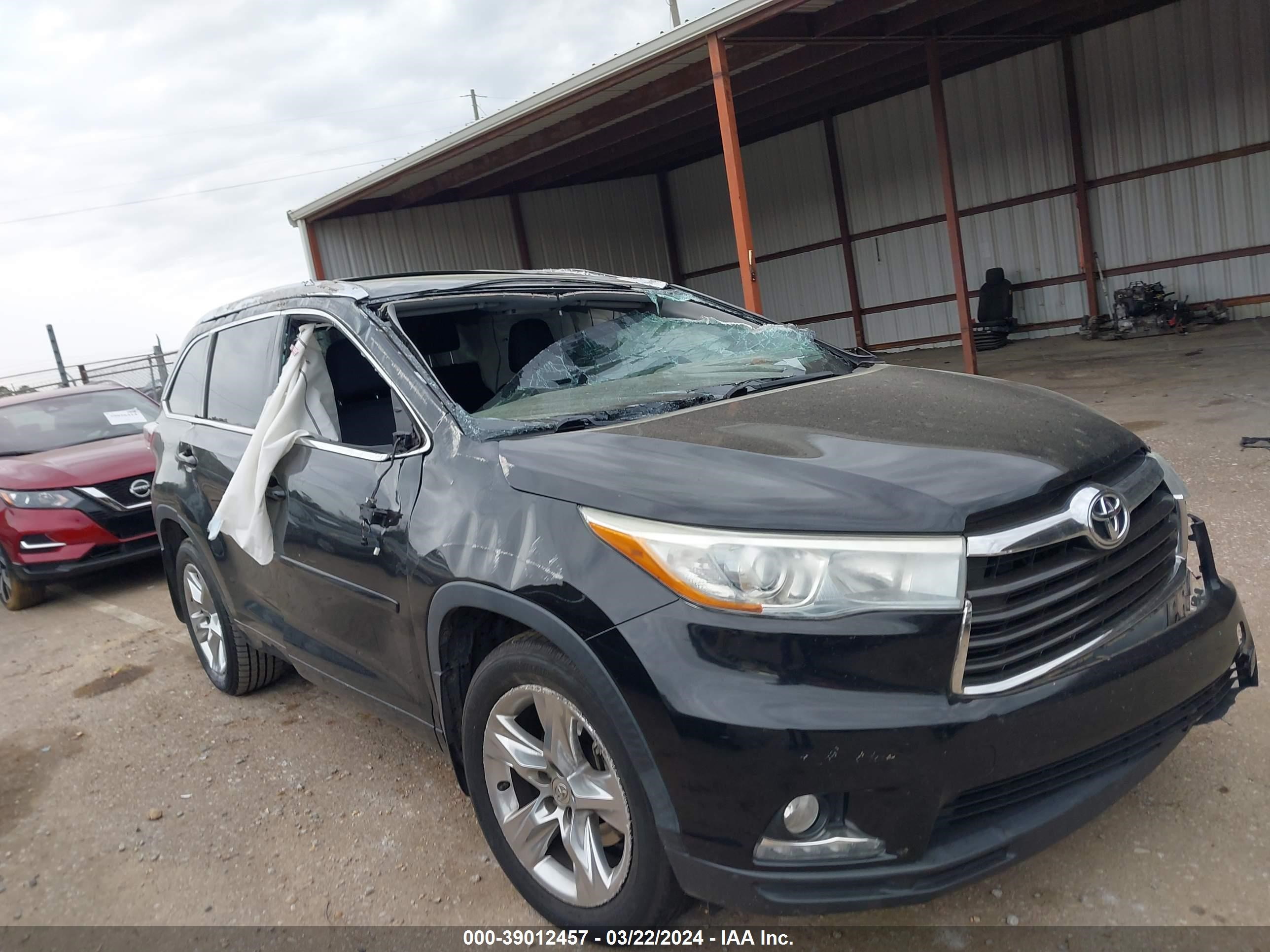 TOYOTA HIGHLANDER 2014 5tdykrfh2es013948