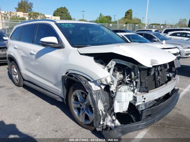 TOYOTA HIGHLANDER 2014 5tdykrfh2es024156