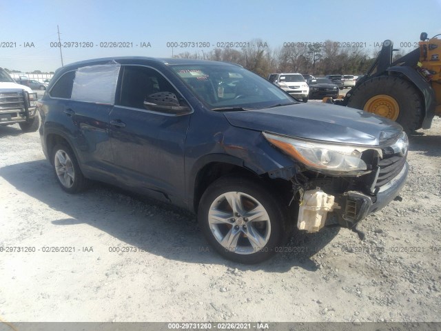 TOYOTA HIGHLANDER 2015 5tdykrfh2fs056817