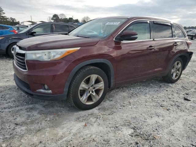 TOYOTA HIGHLANDER 2015 5tdykrfh2fs099442