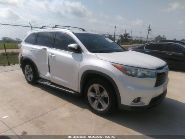 TOYOTA HIGHLANDER 2015 5tdykrfh2fs104154