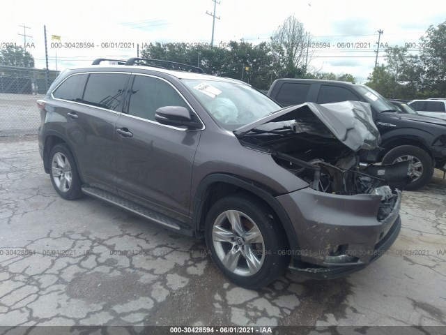 TOYOTA HIGHLANDER 2016 5tdykrfh2gs134658