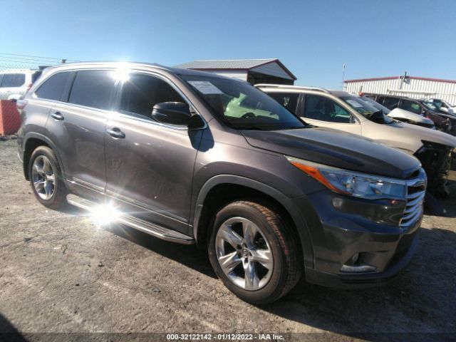 TOYOTA HIGHLANDER 2016 5tdykrfh2gs153730