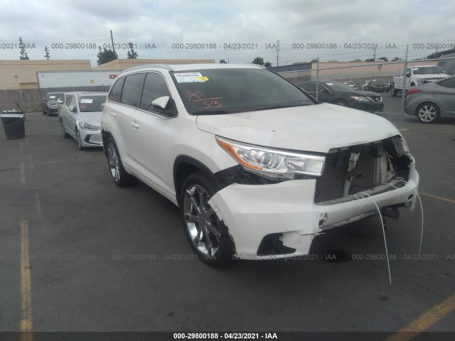 TOYOTA HIGHLANDER 2016 5tdykrfh2gs177395