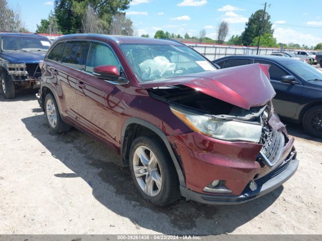 TOYOTA HIGHLANDER 2014 5tdykrfh3es013358