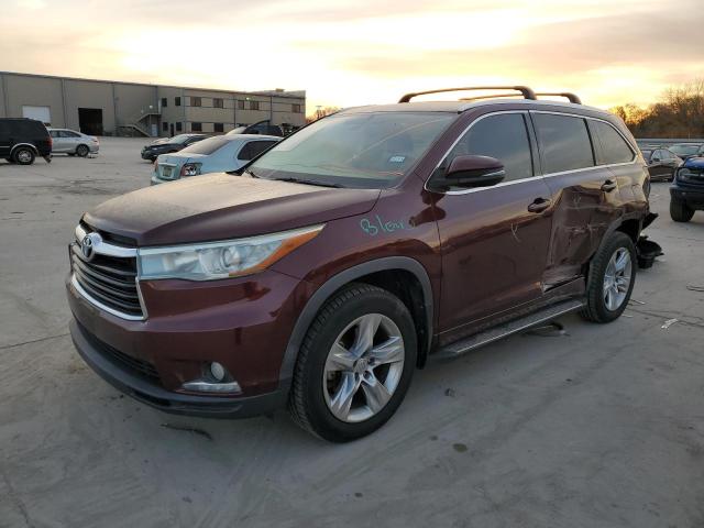 TOYOTA HIGHLANDER 2014 5tdykrfh3es024554