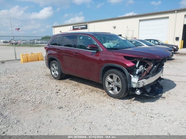 TOYOTA HIGHLANDER 2015 5tdykrfh3fs062688