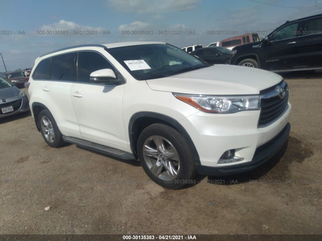 TOYOTA HIGHLANDER 2015 5tdykrfh3fs063761