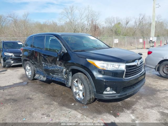 TOYOTA HIGHLANDER 2015 5tdykrfh3fs076574