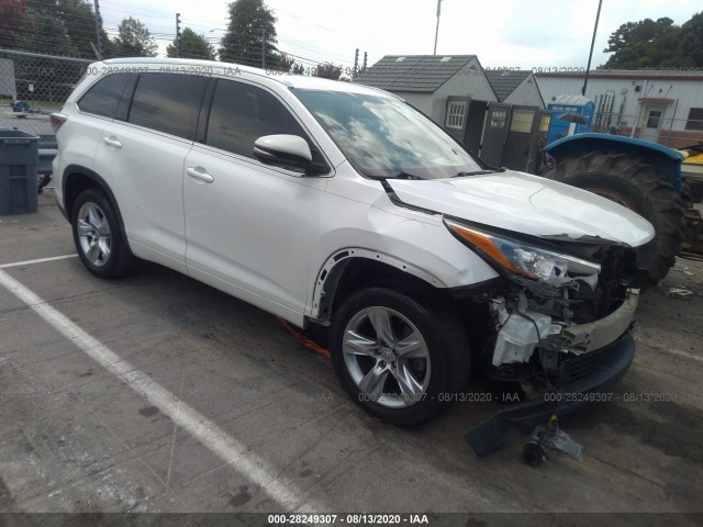 TOYOTA HIGHLANDER 2015 5tdykrfh3fs111193