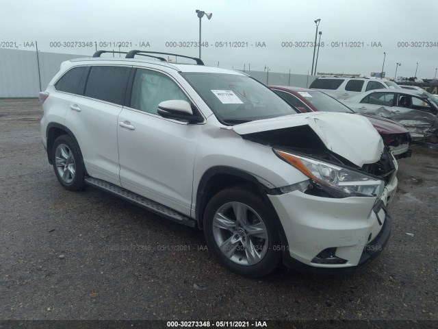 TOYOTA HIGHLANDER 2016 5tdykrfh3gs139870