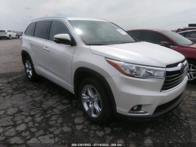 TOYOTA HIGHLANDER 2016 5tdykrfh3gs161805