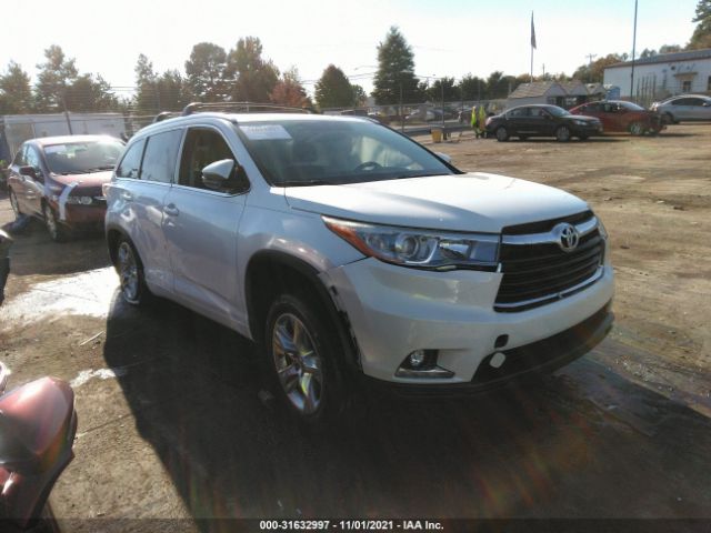 TOYOTA HIGHLANDER 2016 5tdykrfh3gs169578