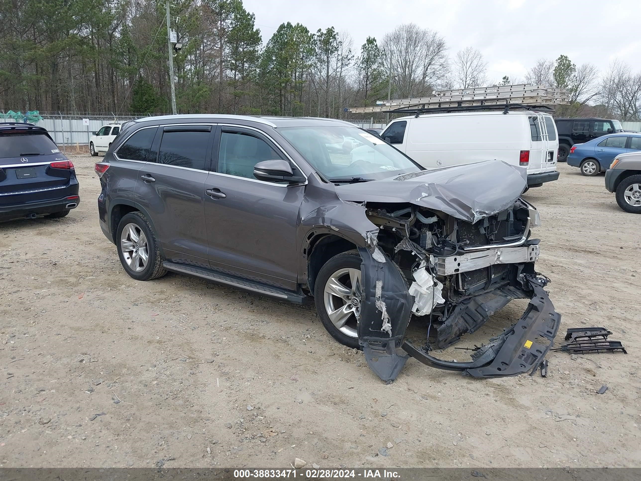 TOYOTA HIGHLANDER 2016 5tdykrfh3gs180340