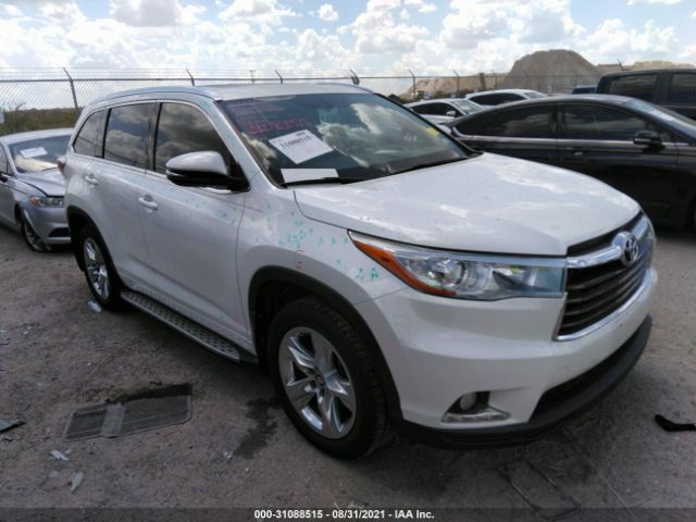 TOYOTA HIGHLANDER 2016 5tdykrfh3gs181150