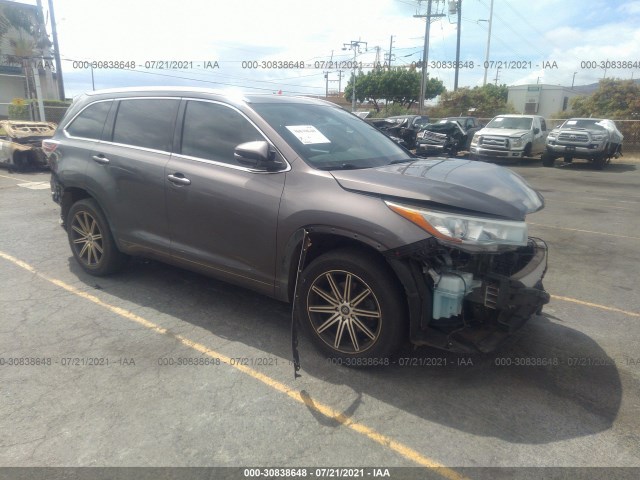 TOYOTA HIGHLANDER 2014 5tdykrfh4es006161