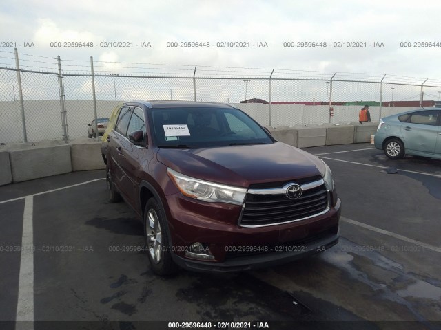 TOYOTA HIGHLANDER 2014 5tdykrfh4es008864