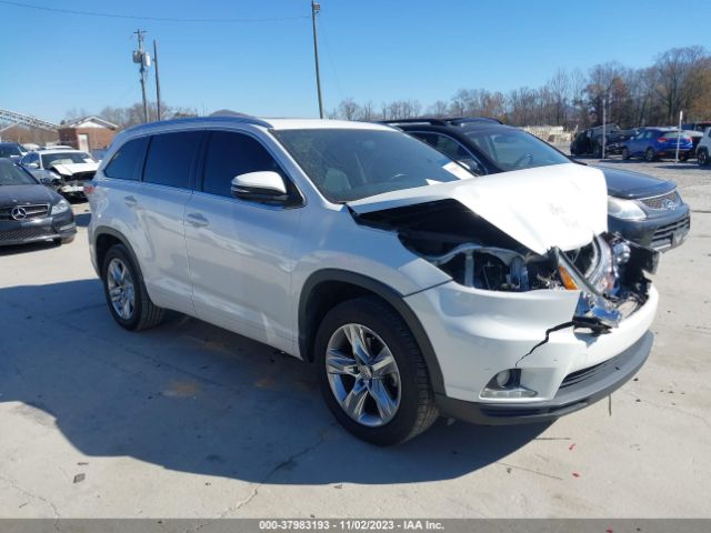 TOYOTA HIGHLANDER 2015 5tdykrfh4fs079001