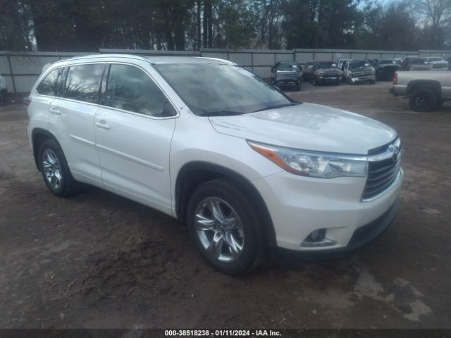 TOYOTA HIGHLANDER 2016 5tdykrfh4gs130689