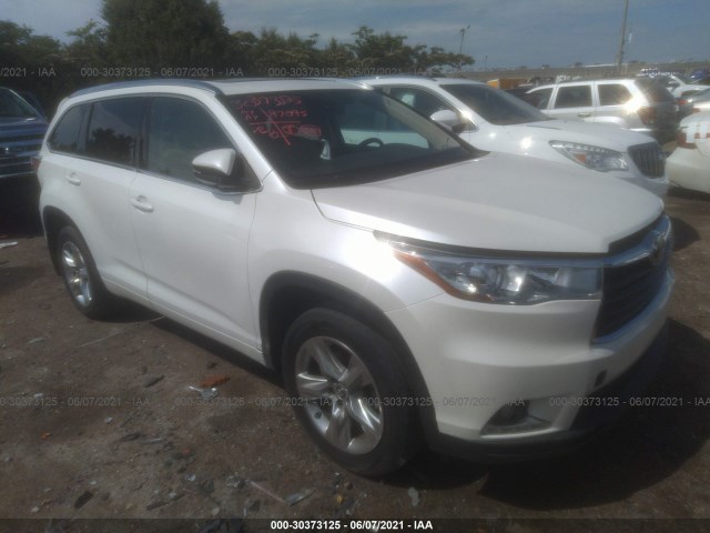 TOYOTA HIGHLANDER 2016 5tdykrfh4gs146603