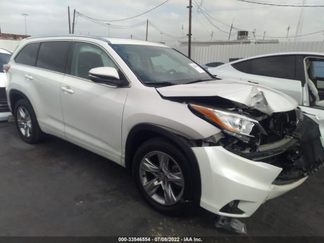 TOYOTA HIGHLANDER 2016 5tdykrfh4gs178192