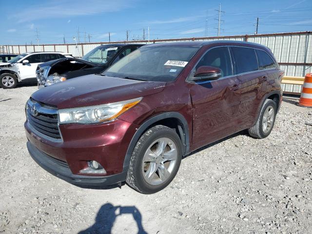 TOYOTA HIGHLANDER 2015 5tdykrfh5fs043396