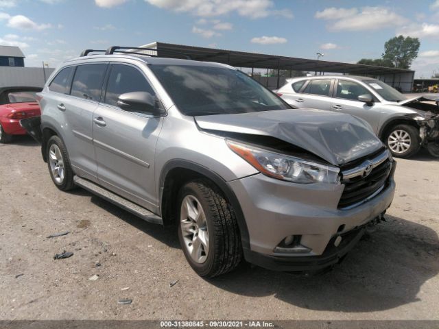 TOYOTA HIGHLANDER 2015 5tdykrfh5fs086782