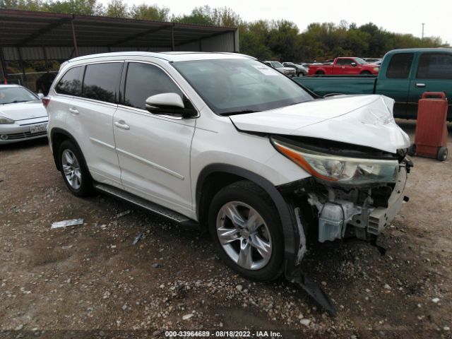 TOYOTA HIGHLANDER 2015 5tdykrfh5fs087284