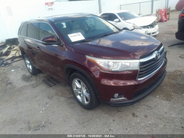 TOYOTA HIGHLANDER 2015 5tdykrfh5fs099659