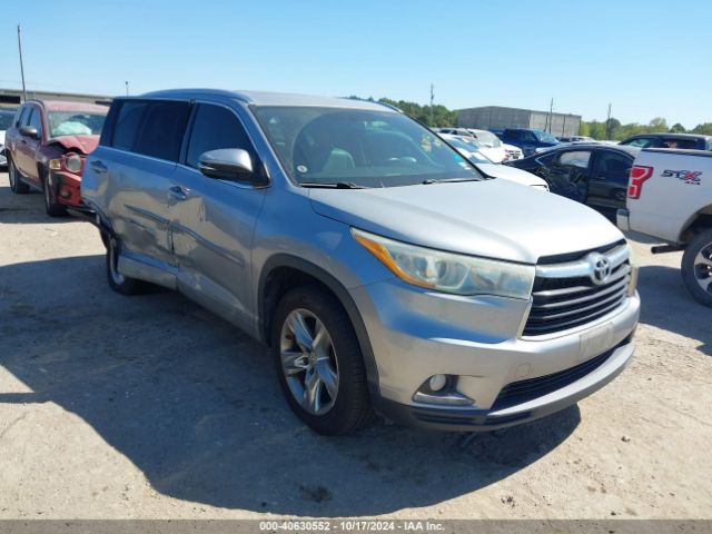 TOYOTA HIGHLANDER 2015 5tdykrfh5fs118811