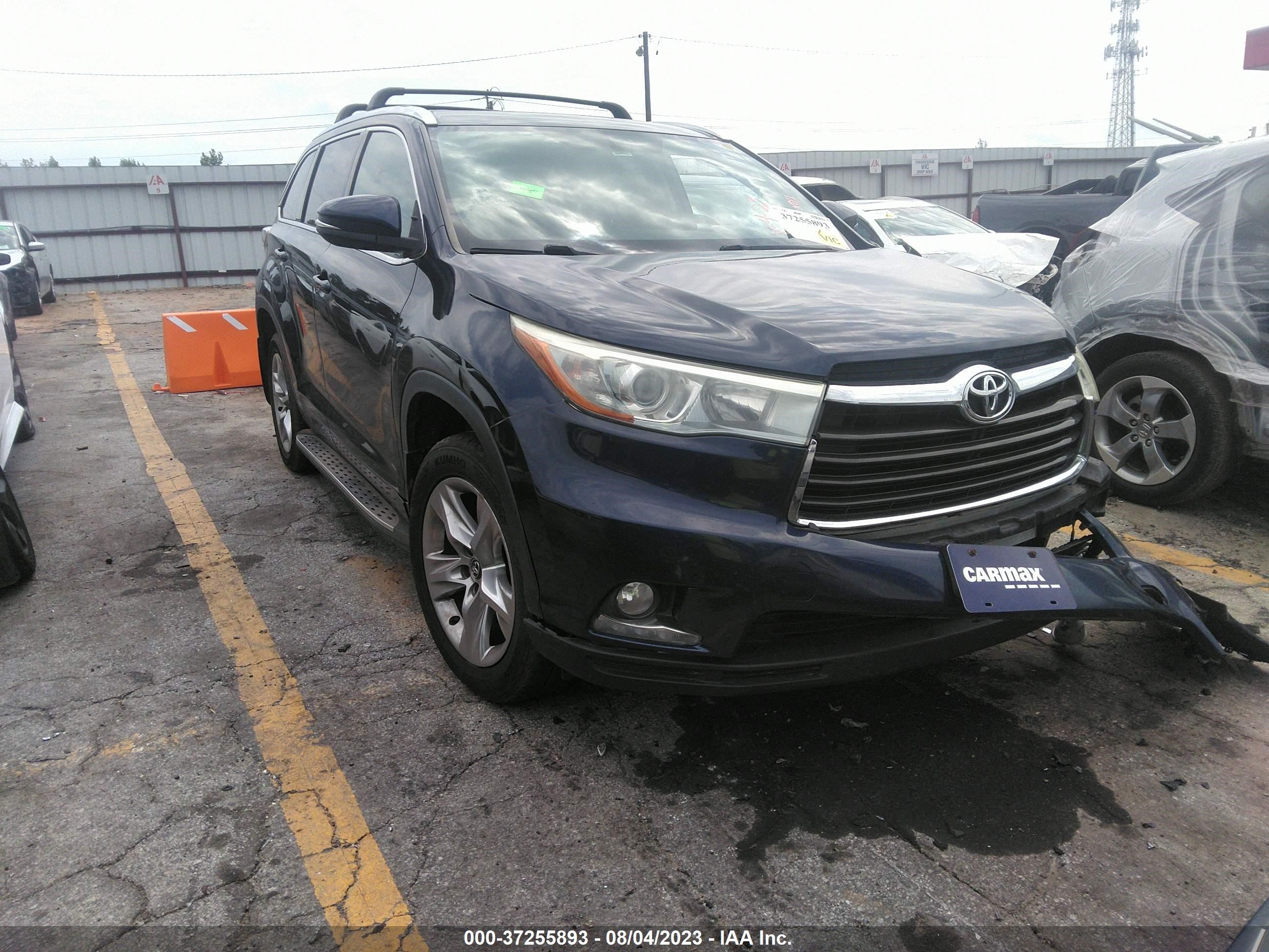 TOYOTA HIGHLANDER 2016 5tdykrfh5gs134430