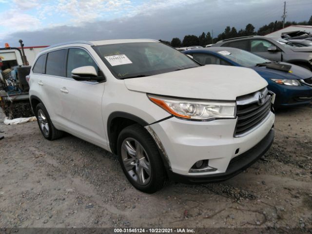 TOYOTA HIGHLANDER 2016 5tdykrfh5gs156556