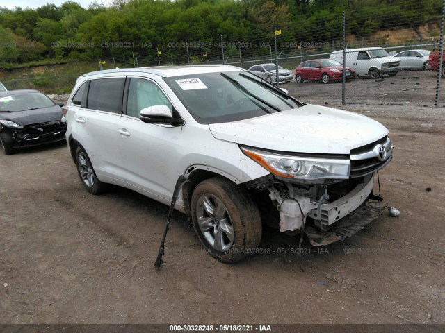 TOYOTA HIGHLANDER 2016 5tdykrfh5gs164933