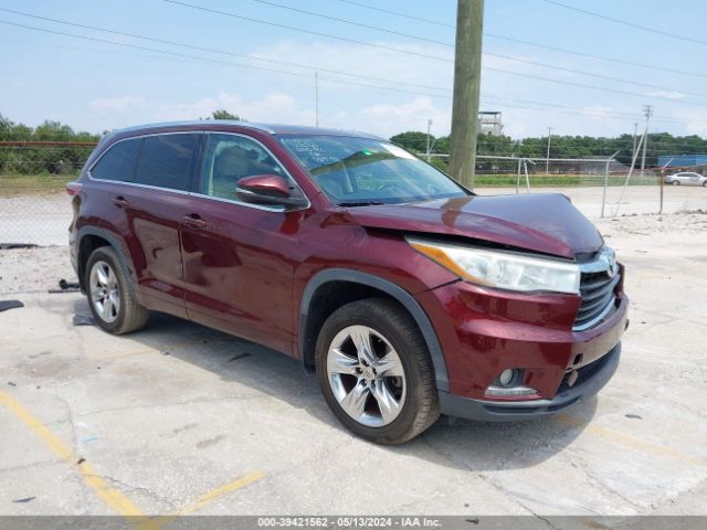 TOYOTA HIGHLANDER 2014 5tdykrfh6es018229