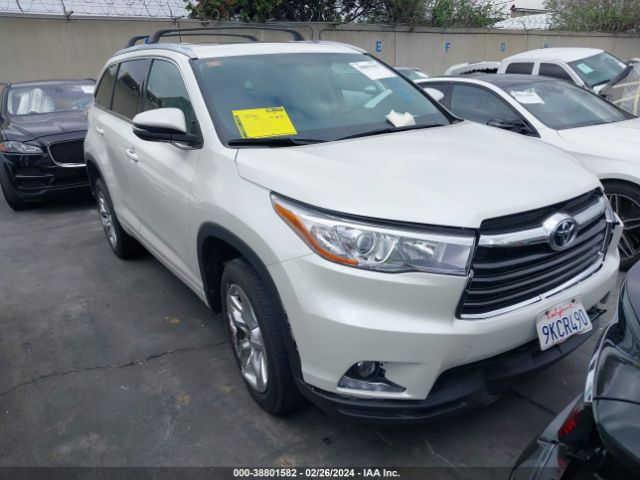 TOYOTA HIGHLANDER 2015 5tdykrfh6fs057761