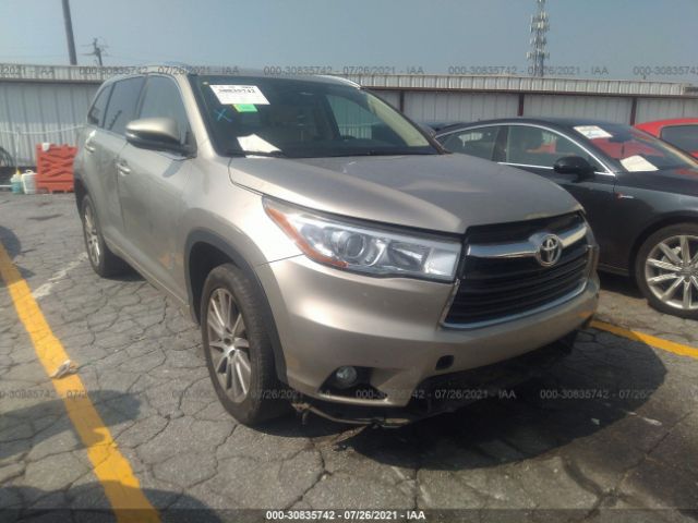 TOYOTA HIGHLANDER 2016 5tdykrfh6gs178579