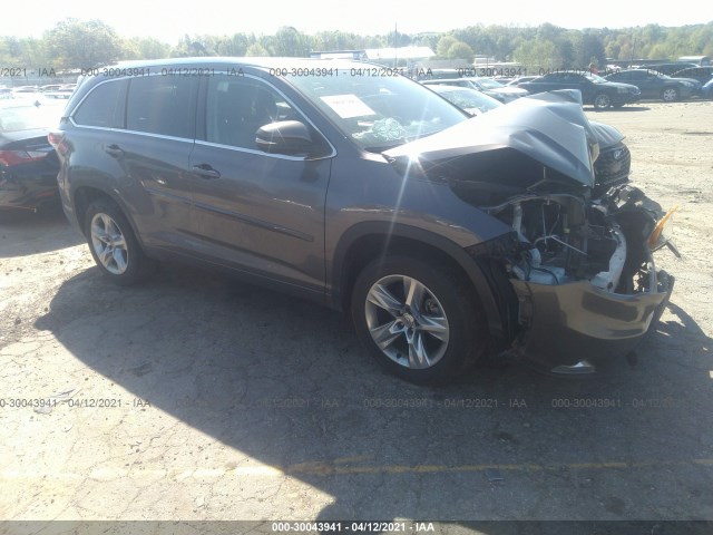 TOYOTA HIGHLANDER 2014 5tdykrfh7es016568