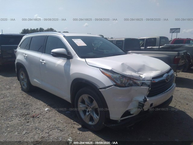 TOYOTA HIGHLANDER 2015 5tdykrfh7fs057414