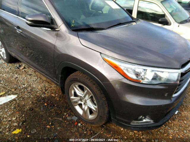 TOYOTA HIGHLANDER 2015 5tdykrfh7fs076500