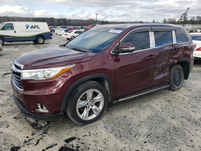 TOYOTA HIGHLANDER 2015 5tdykrfh7fs106529