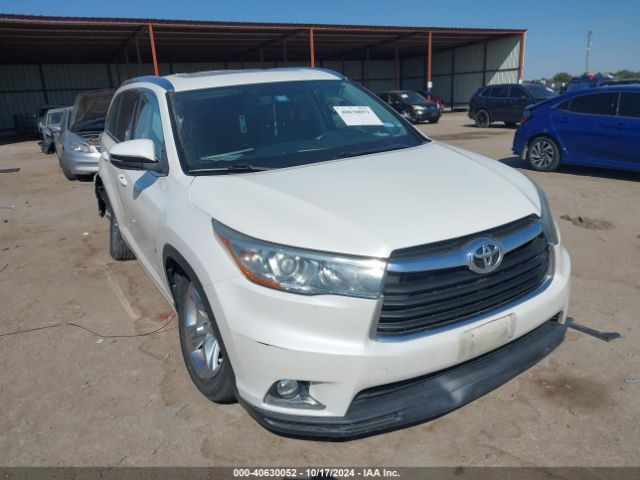 TOYOTA HIGHLANDER 2015 5tdykrfh7fs108491