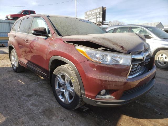 TOYOTA HIGHLANDER 2015 5tdykrfh7fs109785