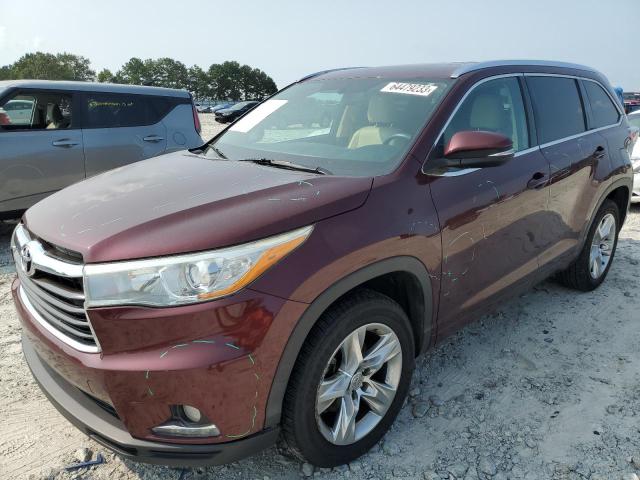 TOYOTA HIGHLANDER 2015 5tdykrfh7fs119197