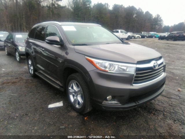 TOYOTA HIGHLANDER 2016 5tdykrfh7gs160673