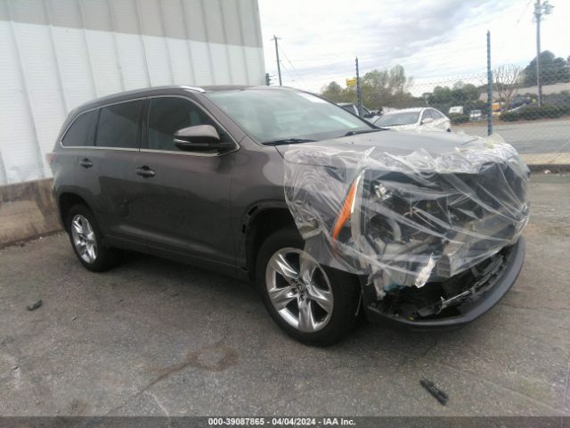 TOYOTA HIGHLANDER 2016 5tdykrfh7gs180891