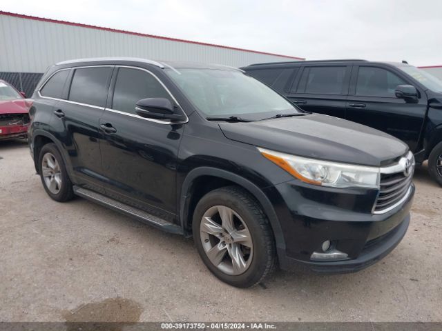 TOYOTA HIGHLANDER 2014 5tdykrfh8es013436