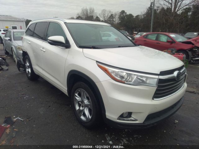 TOYOTA HIGHLANDER 2015 5tdykrfh8fs107592