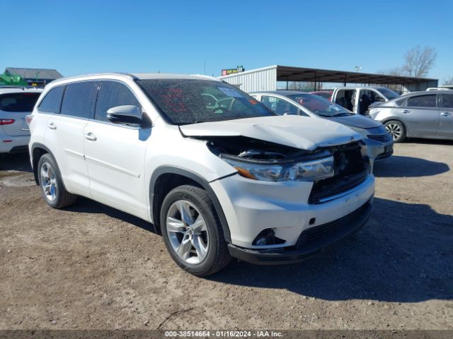 TOYOTA HIGHLANDER 2016 5tdykrfh8gs130162